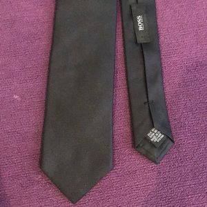 Black Hugo Boss Silk Tie